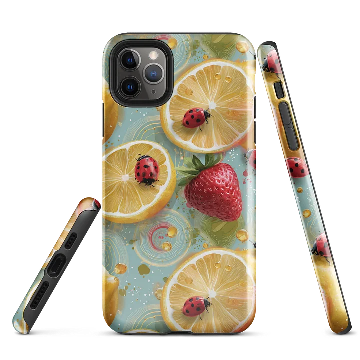 Lemon Ladybug Delight iPhone® Tough Case product image (2)