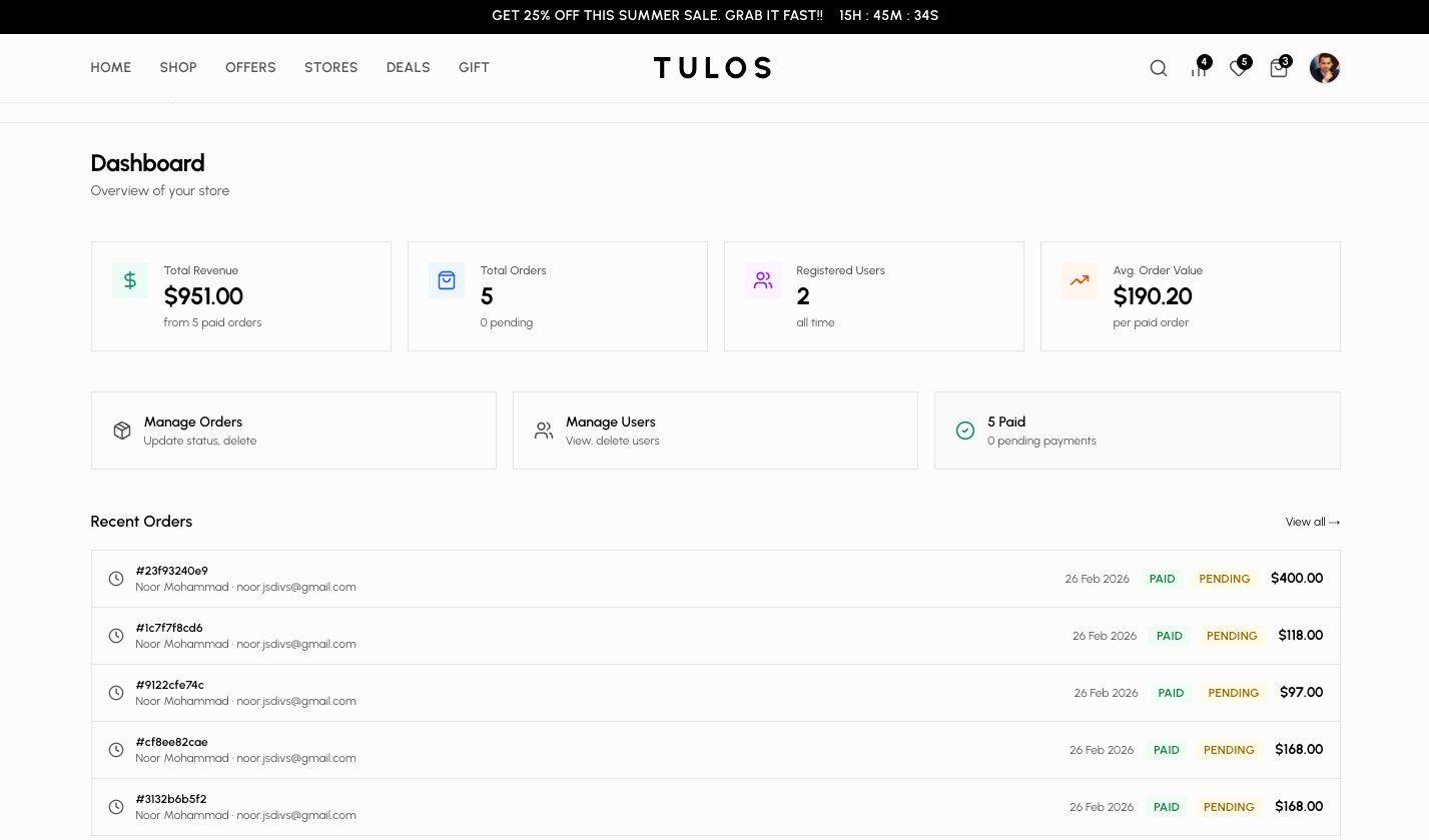 Tulos — The Ultimate Full-Stack E-Commerce Platform (Next.js 16+ & Tailwind v4) product image (9)