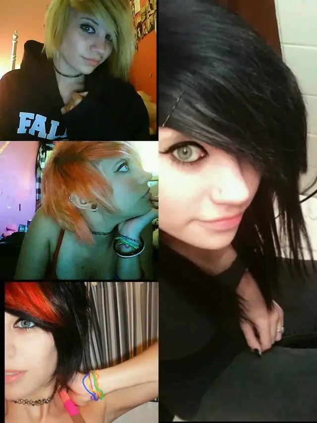 Because I'm sick, tired and bored. I found some ollllddd pictures from my teenage years. 🤭🫶🏼 #fyp #fypシ #scenekid #throwback #alttiktok 