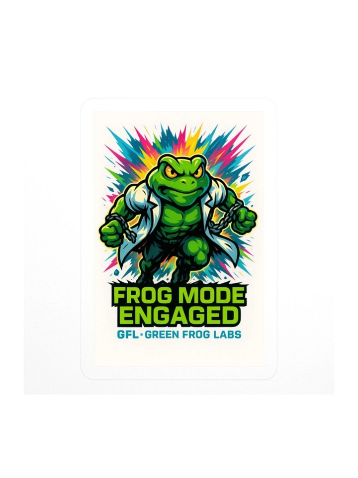 GFL Frog Mode Engaged Sticker product image (1)