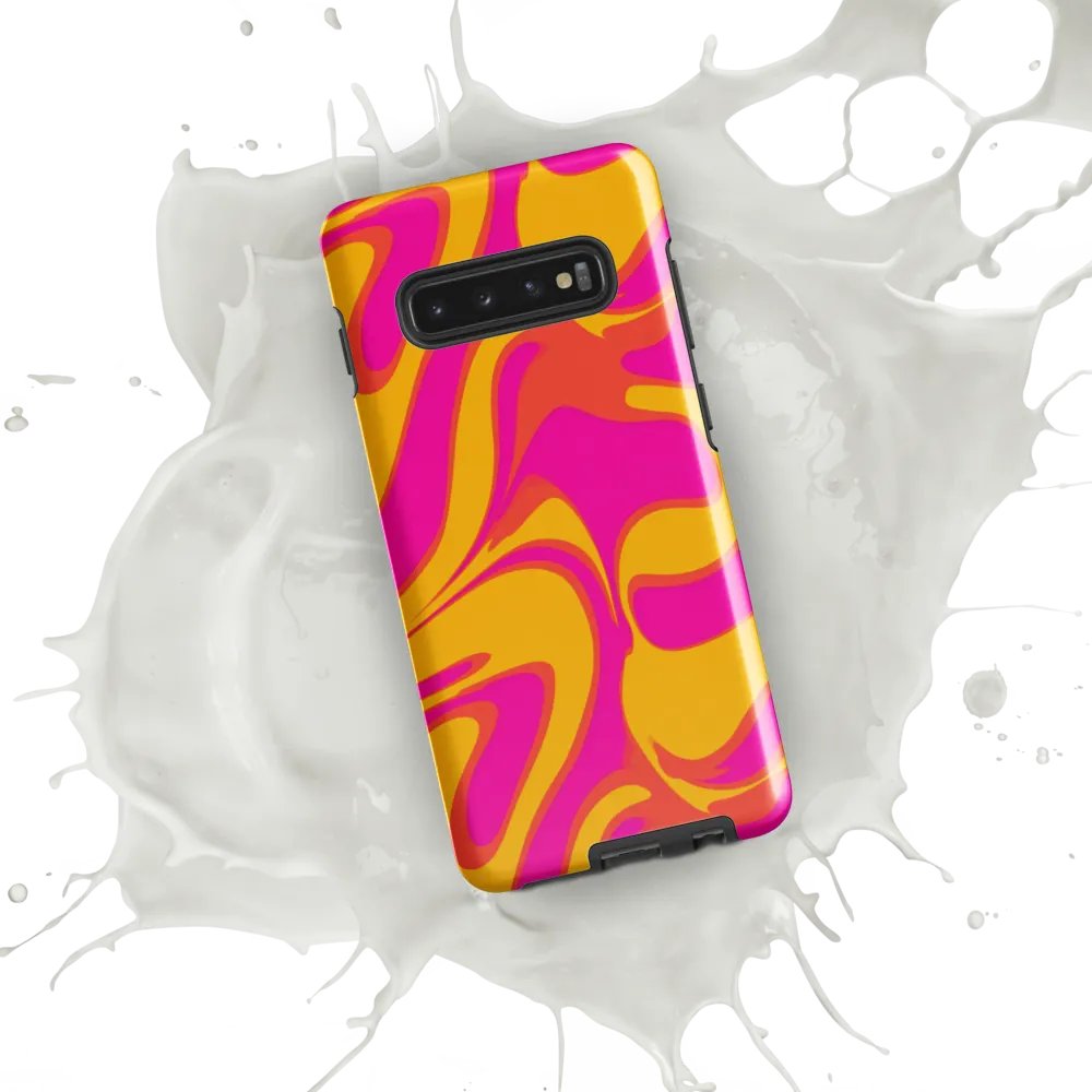 Pink and Yellow Psychedelic Swirls Samsung® Tough Case product image (54)