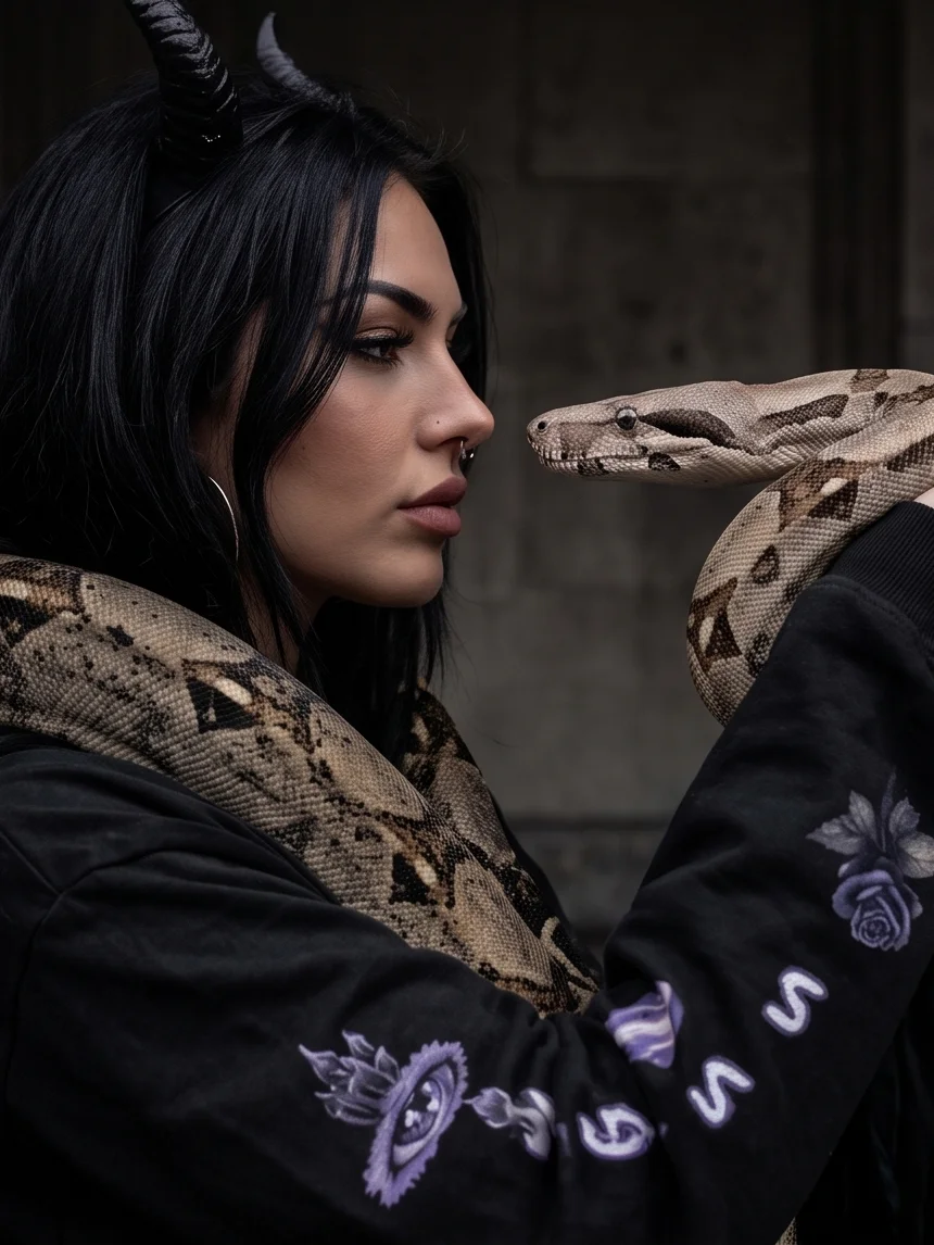 Lilith “Untamed Goddess” Symbolic Gothic Joggers product image (10)
