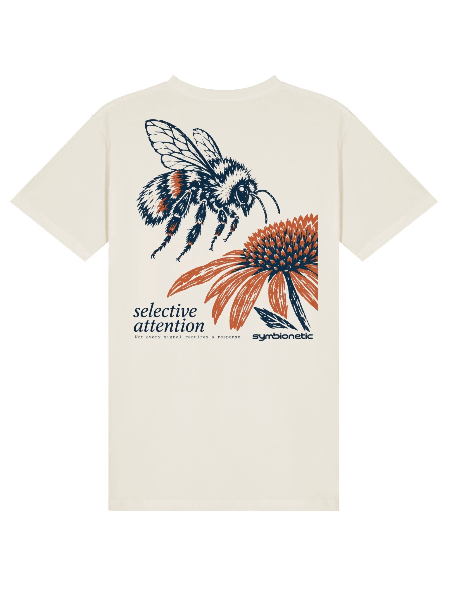 Selective Attention — Bee & Flower T-Shirt product image (2)