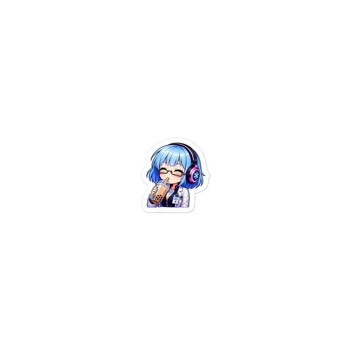 Lady Frost Boba Emote - Die Cut Sticker product image (2)