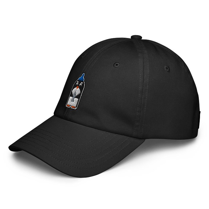 Geometric Penguin With A Fish Dad Hat product image (2)