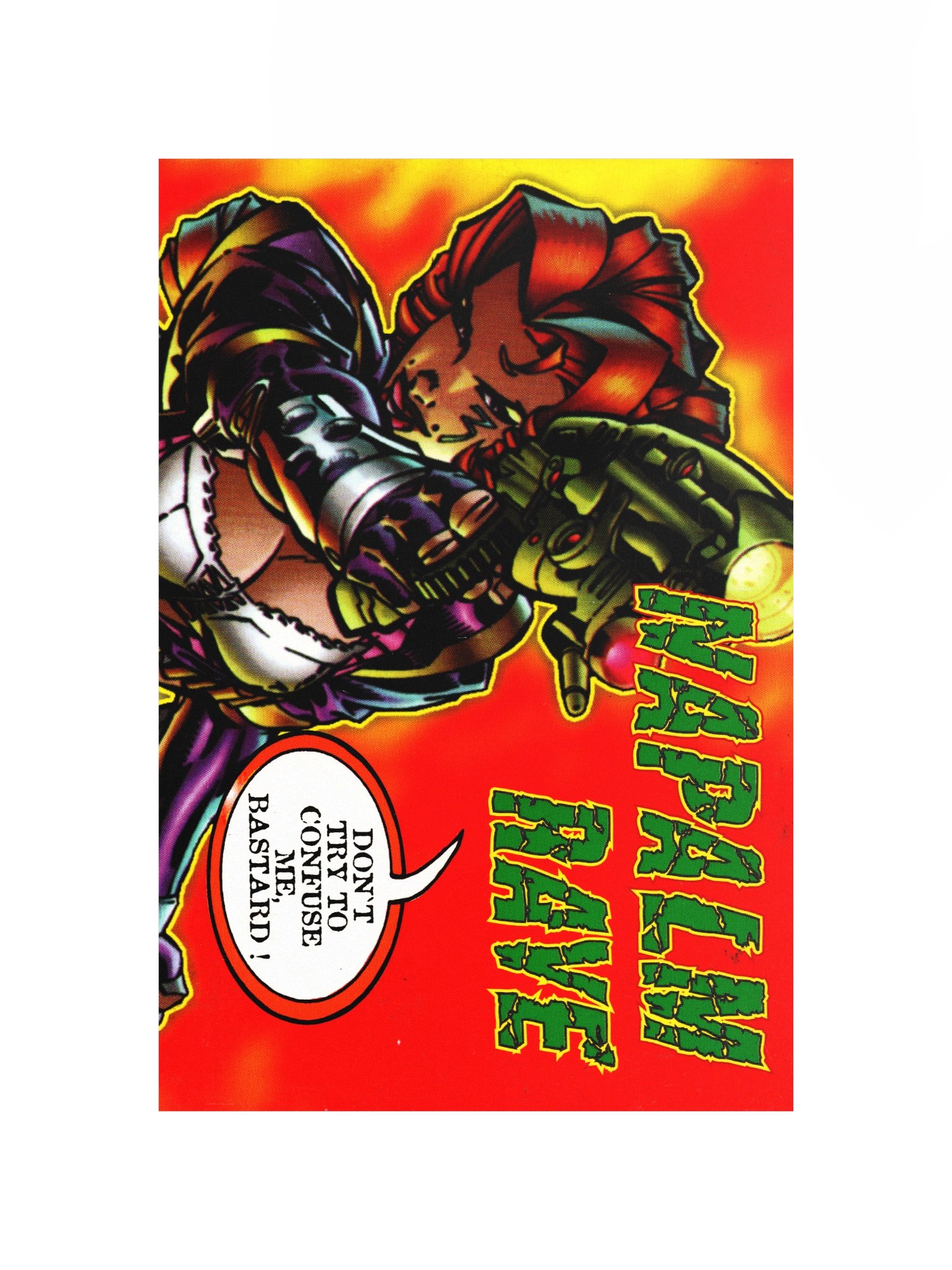 Napalm Rave CD - Promotional Poster/Flyer product image (4)