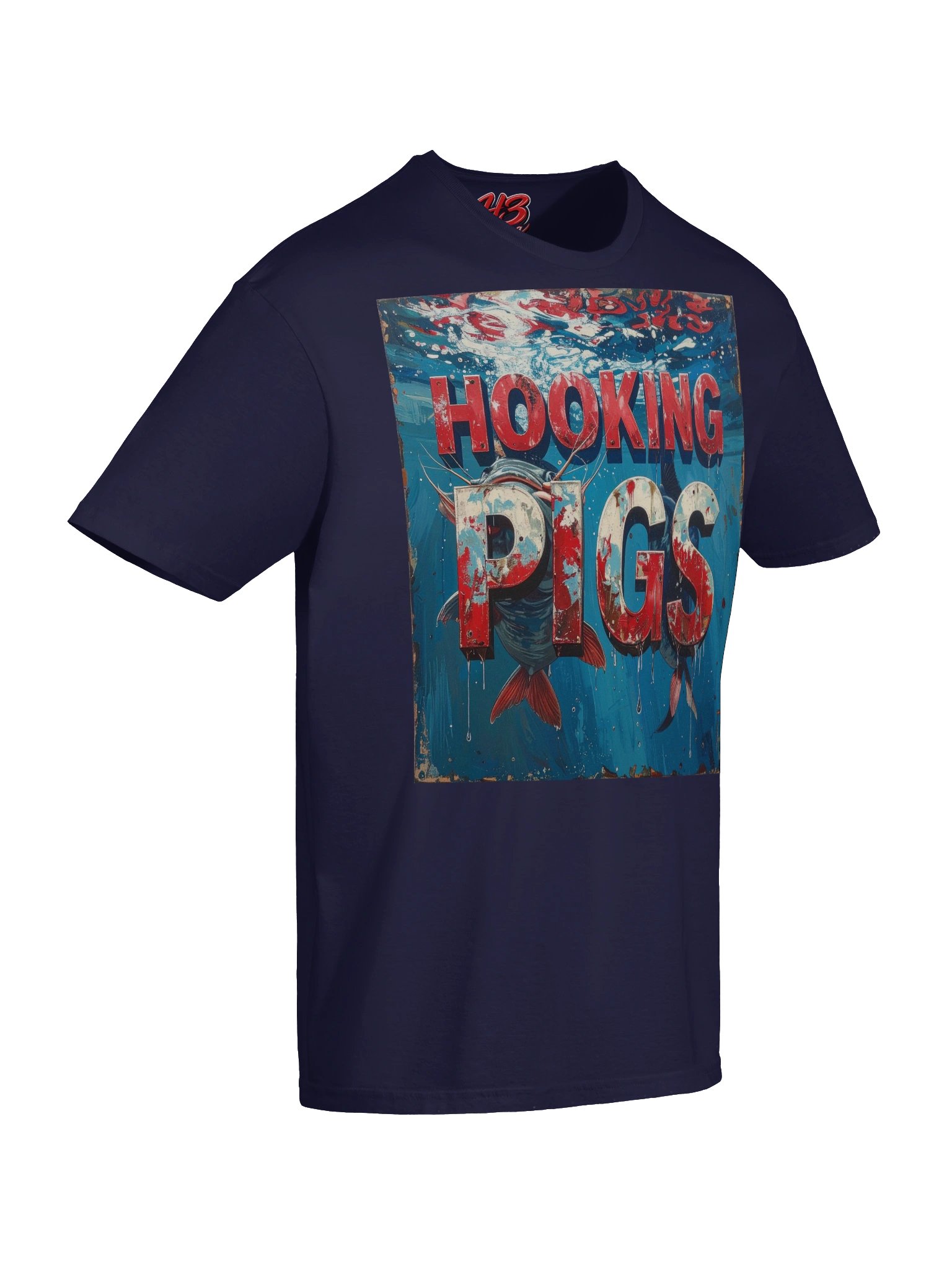 Hooking pigs fishing tee product image (56)