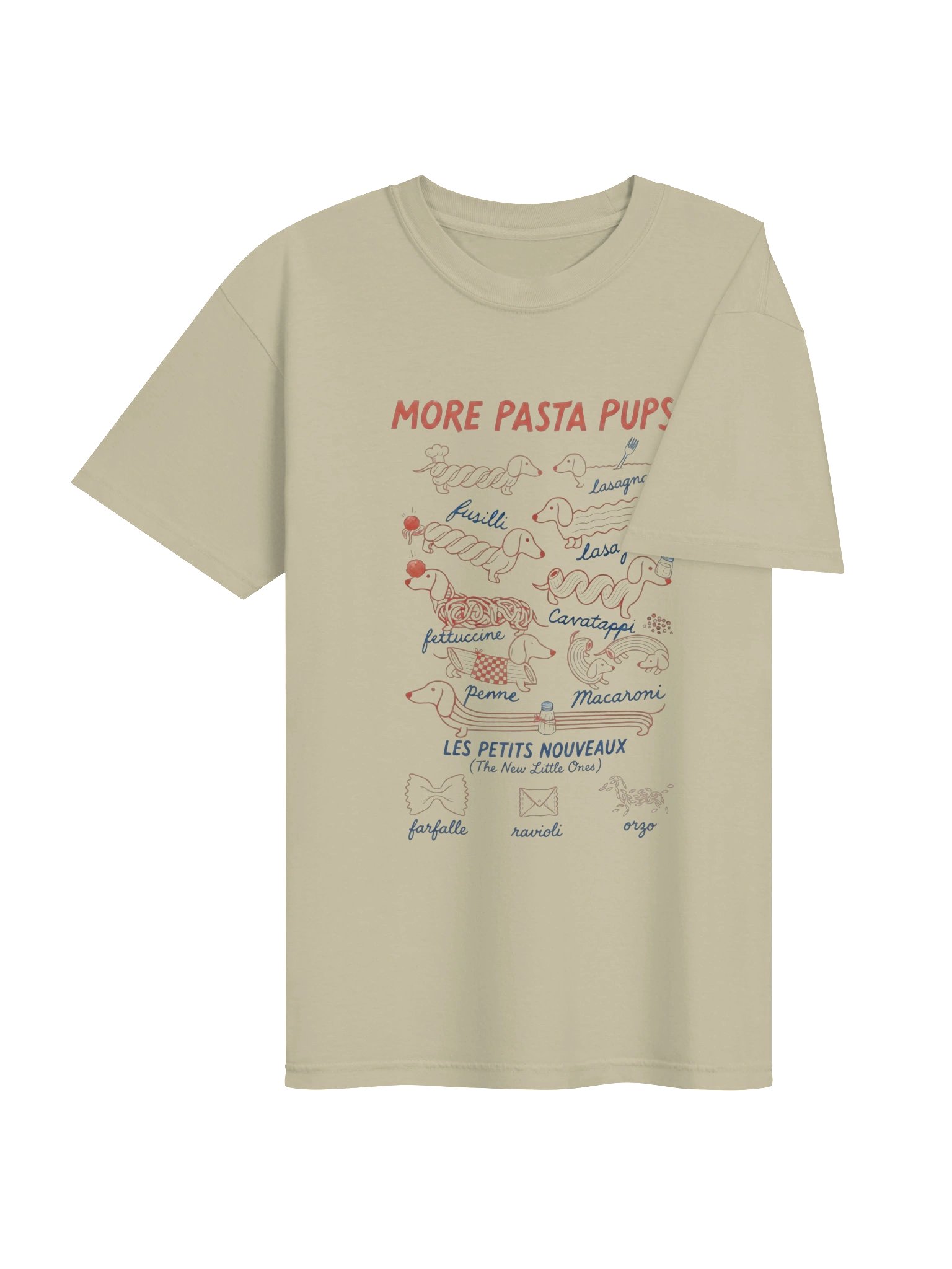 Comfort Colors Pasta Pups Shirt, Lustiges Dackel Spagetti Shirt, Italienisches Feinschmecker Geschenk product image (76)