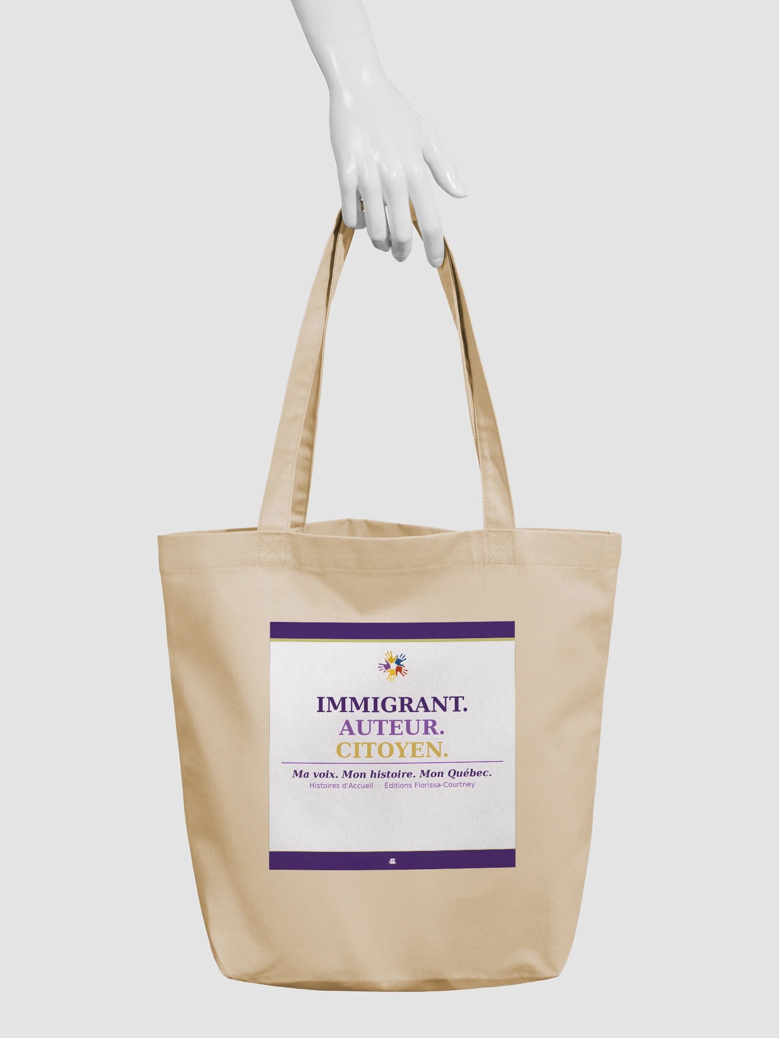 Tote Bag Immigrant · Auteur · Citoyen — Histoires d'Accueil product image (3)