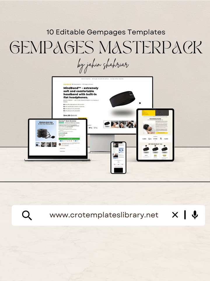 10 Gempages Templates MasterPack product image (1)
