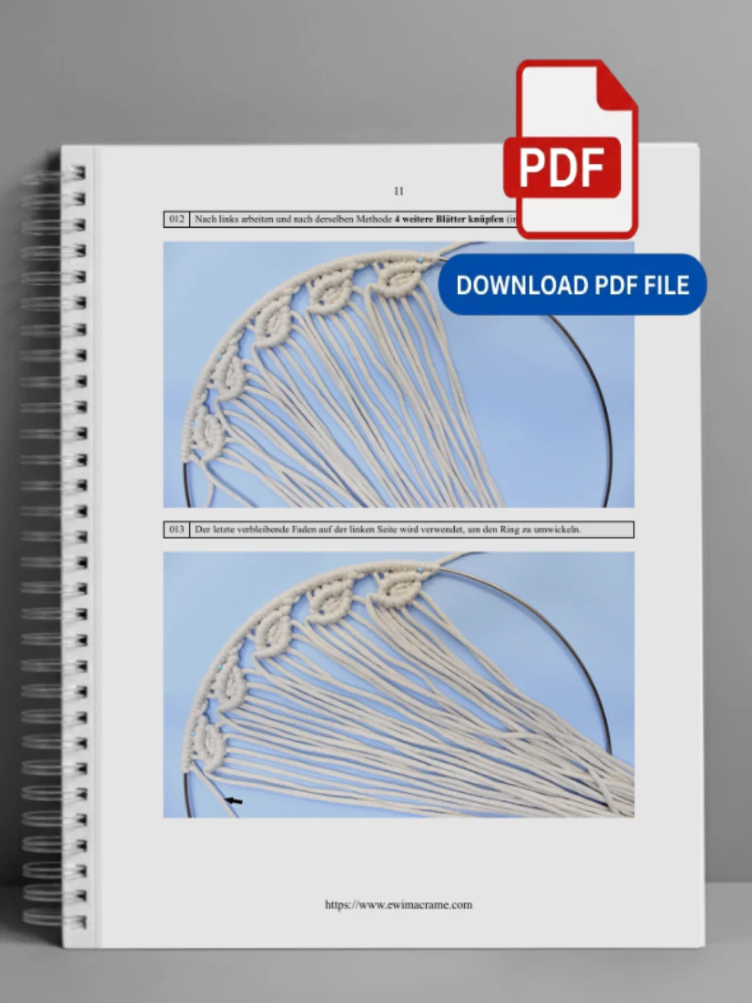 Makramee Baum – Schritt-für-Schritt Anleitung | PDF product image (3)