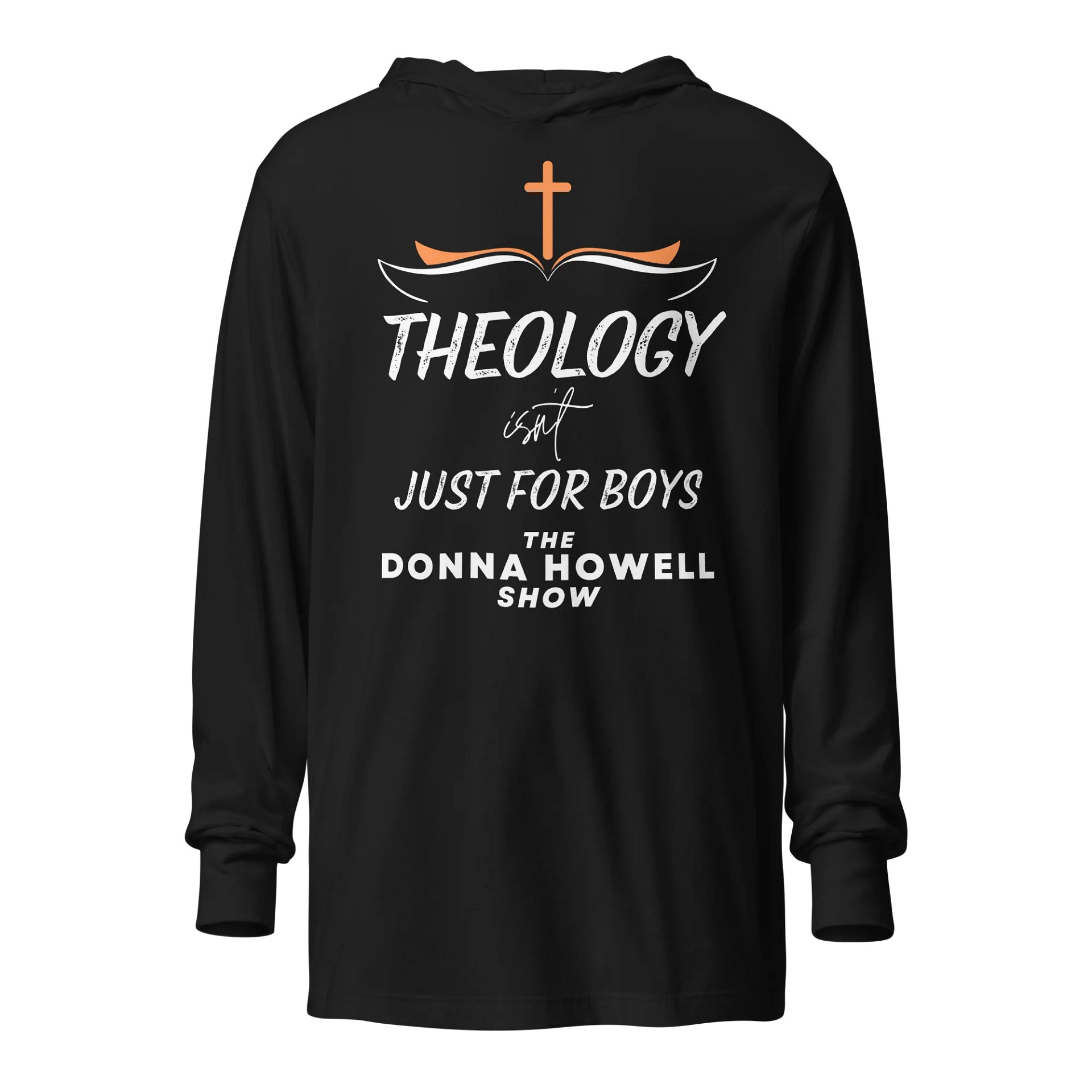 Theology Isn't Just for Boys Hooded Long Sleeve Tee product image (1)