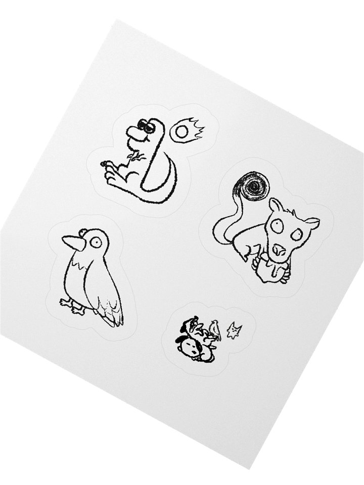 ‘Animals’ Doodle Stickers product image (2)