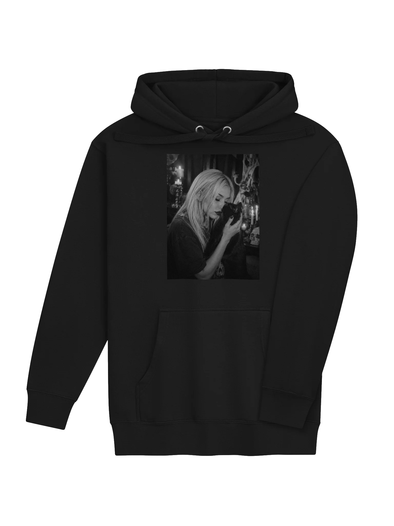 Chiara With Black Cat Hoodie product image (4)