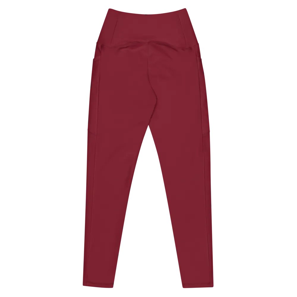Burgundy Serenity Leggings product image (9)
