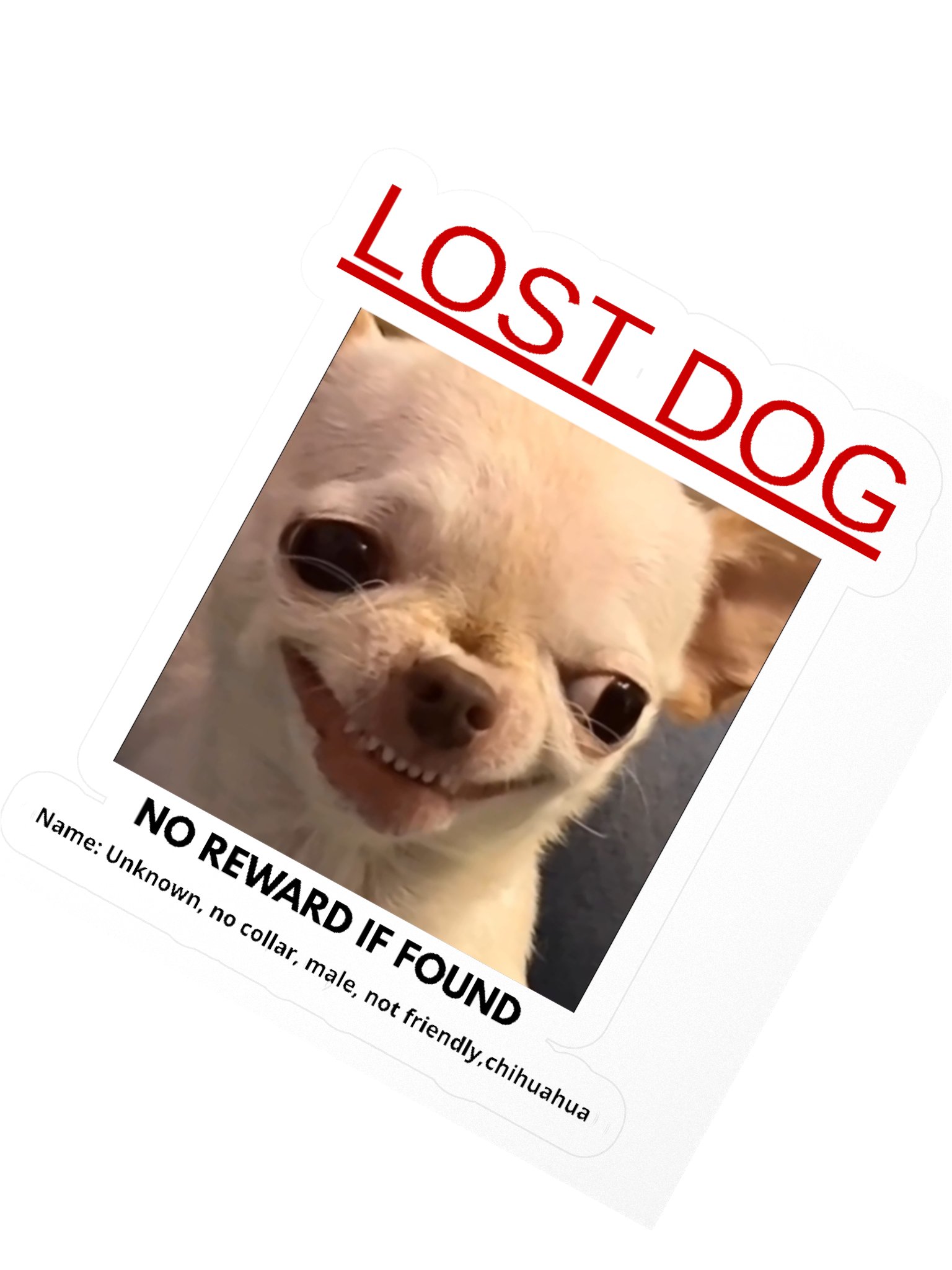 Lost Dog Sticker product image (2)