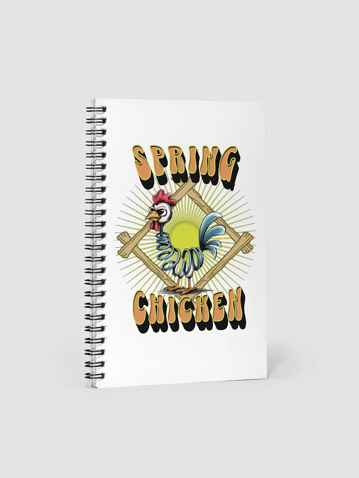 Spring Chicken Spiral Notebook product image (2)