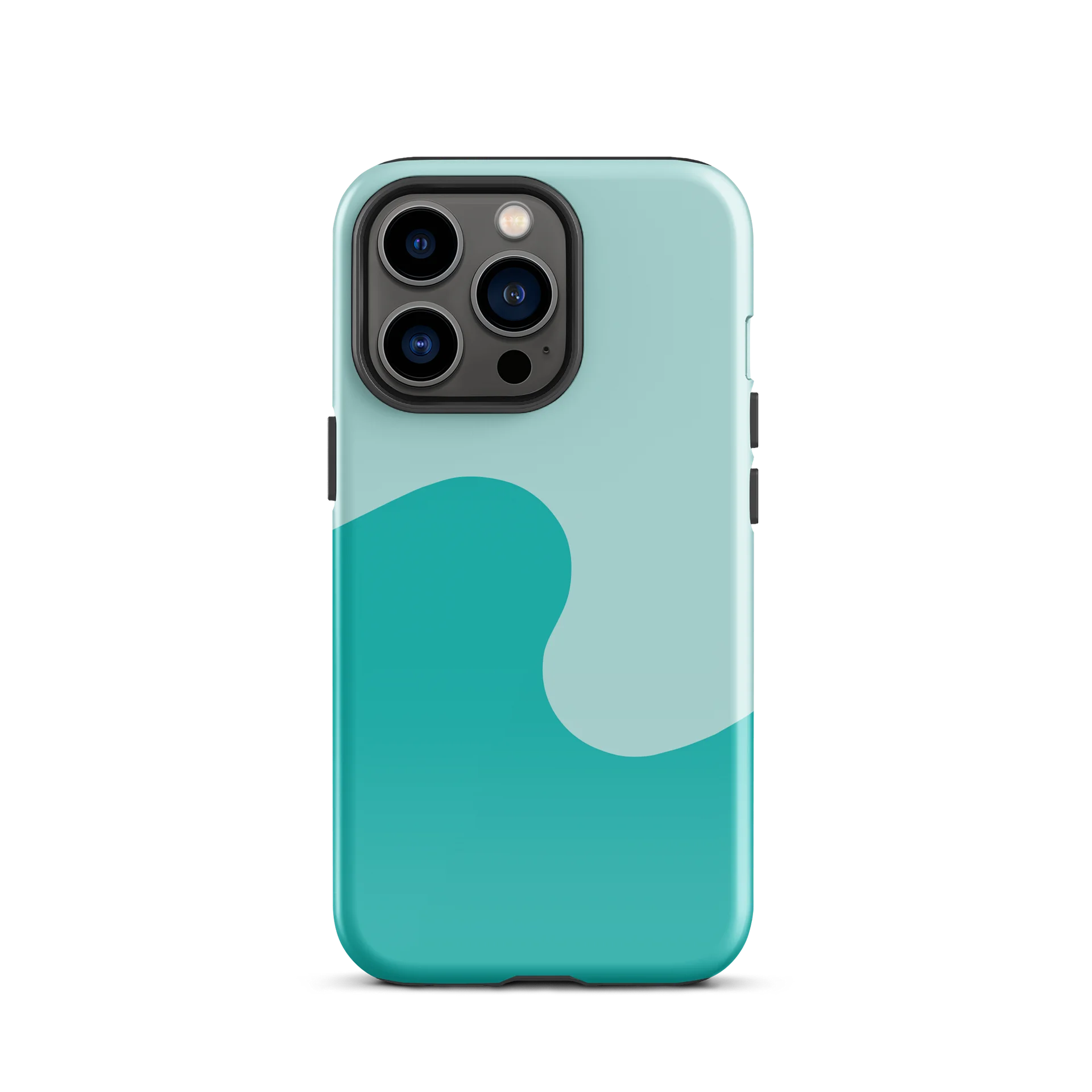 EggShell Blue Minimal Wave iPhone Case product image (1)