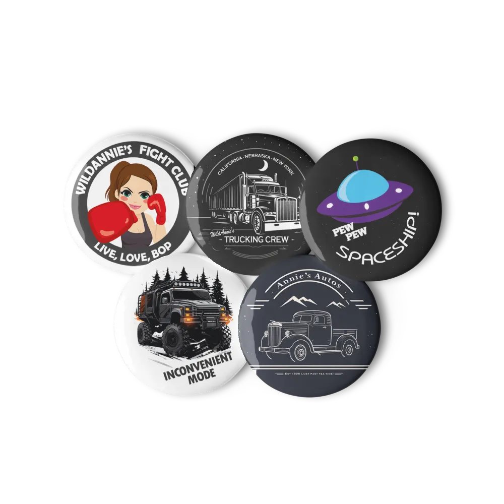 WildAnnie Pin Badge Set 1 product image (2)