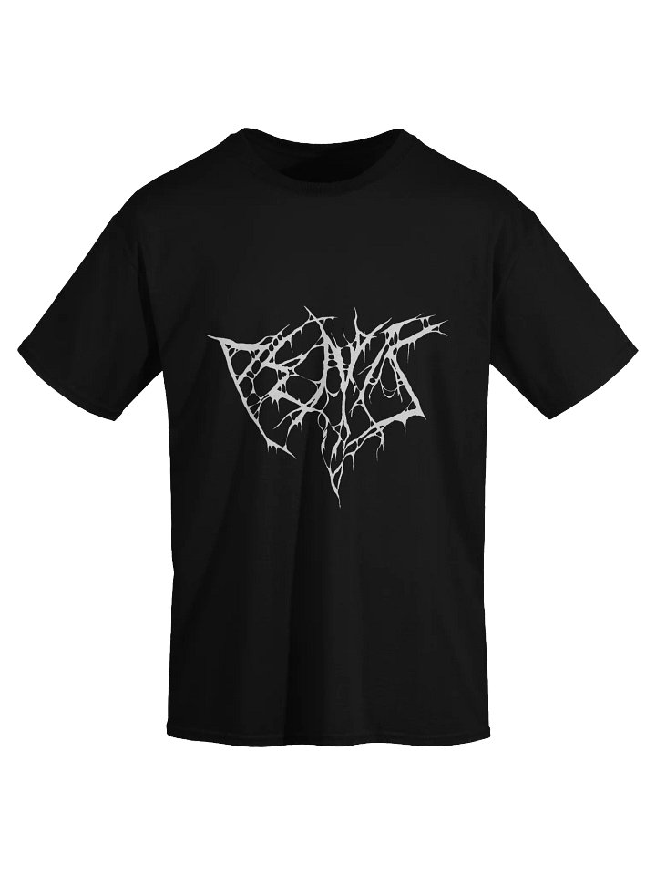 Band logo (white) unisex tee product image (7)
