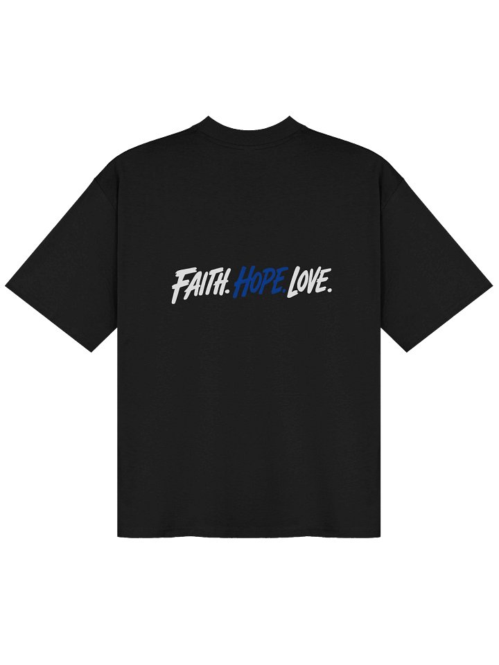 Spiritual Warfare Unisex Organic Oversized T-Shirt product image (2)