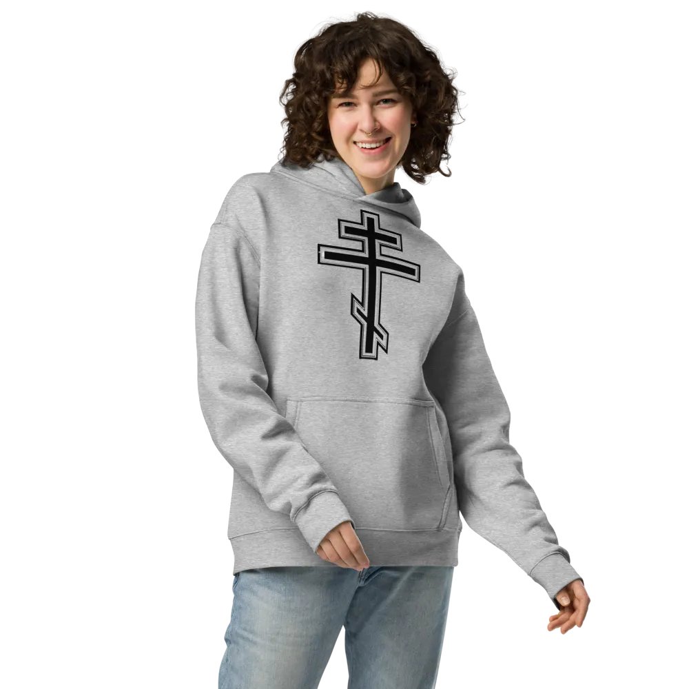 Orthodox Cross Female Pump Cover Hoodie product image (3)