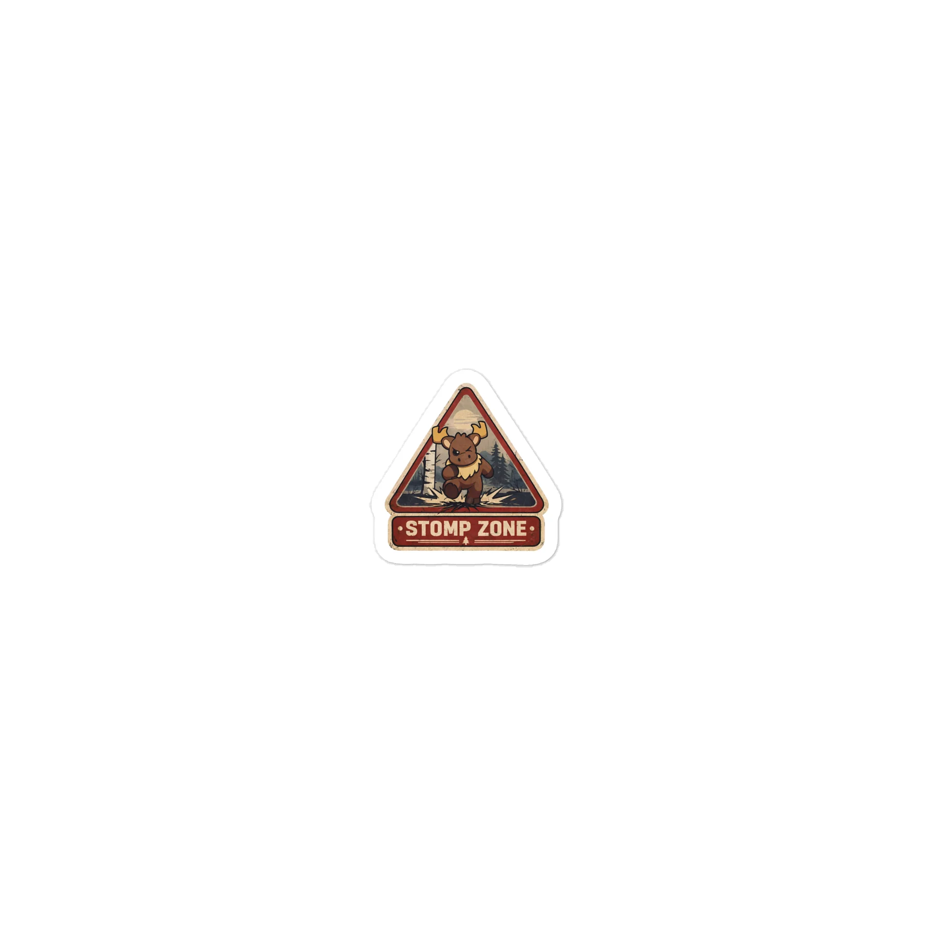 Moose Stomp Zone Sticker product image (1)