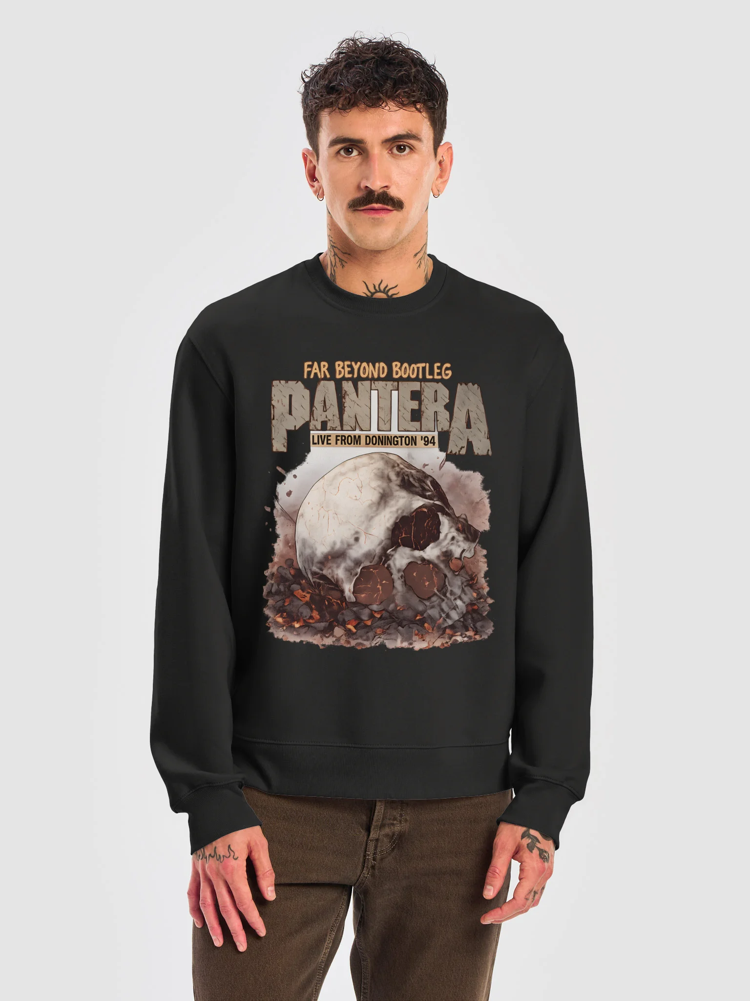 Pantera Live From Donington ’94 Skull Sweatshirt product image (10)