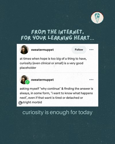 at times when motivation disappears
when consistency feels impossible
when “fluency goals” feel too far away
ㅤ
curiosity is e...