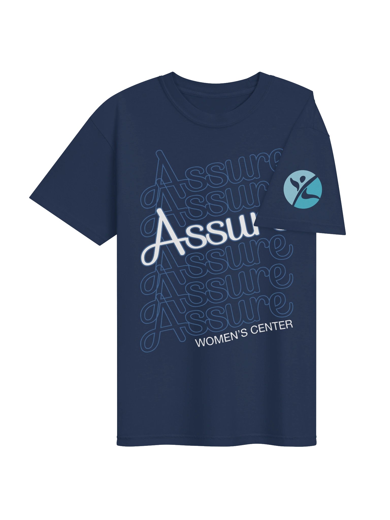 Assure Navy Retro Tee product image (4)