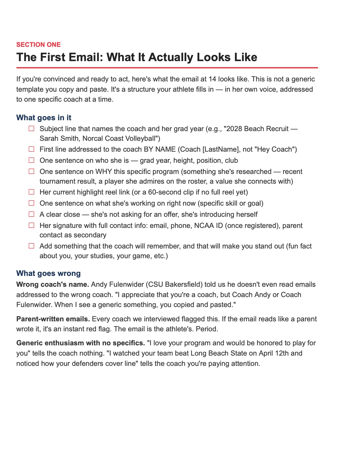 FREE: D1 Recruiting Checklist — Where Are You, Really? product image (4)