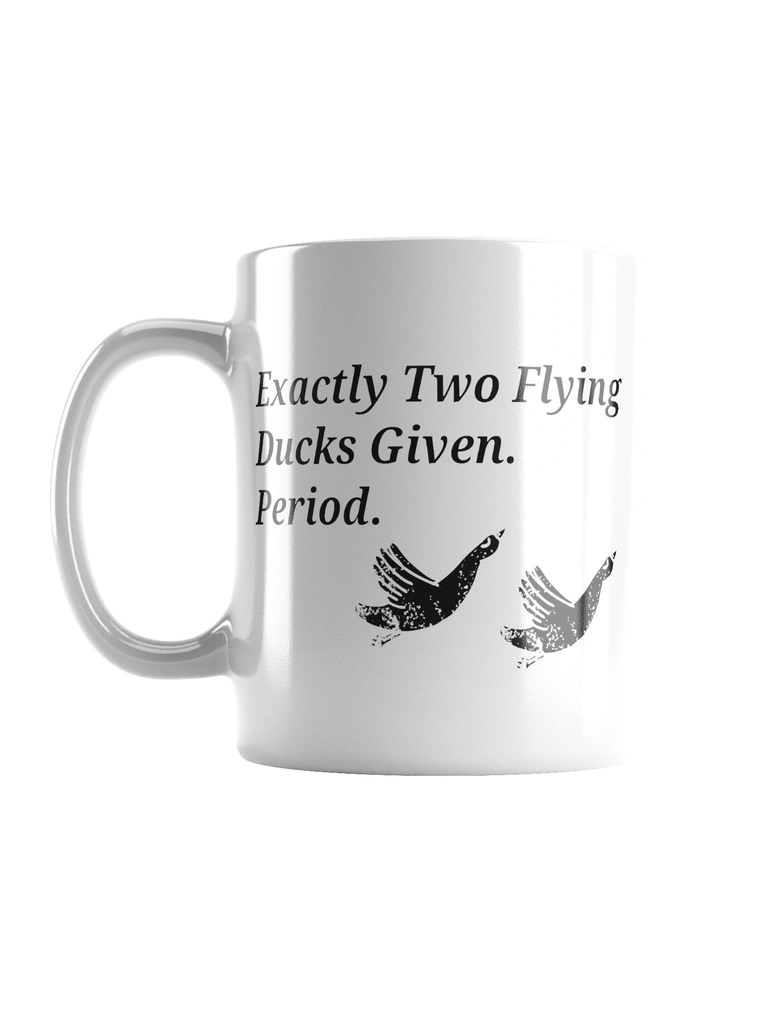 Exactly Two Flying Ducks Given product image (1)