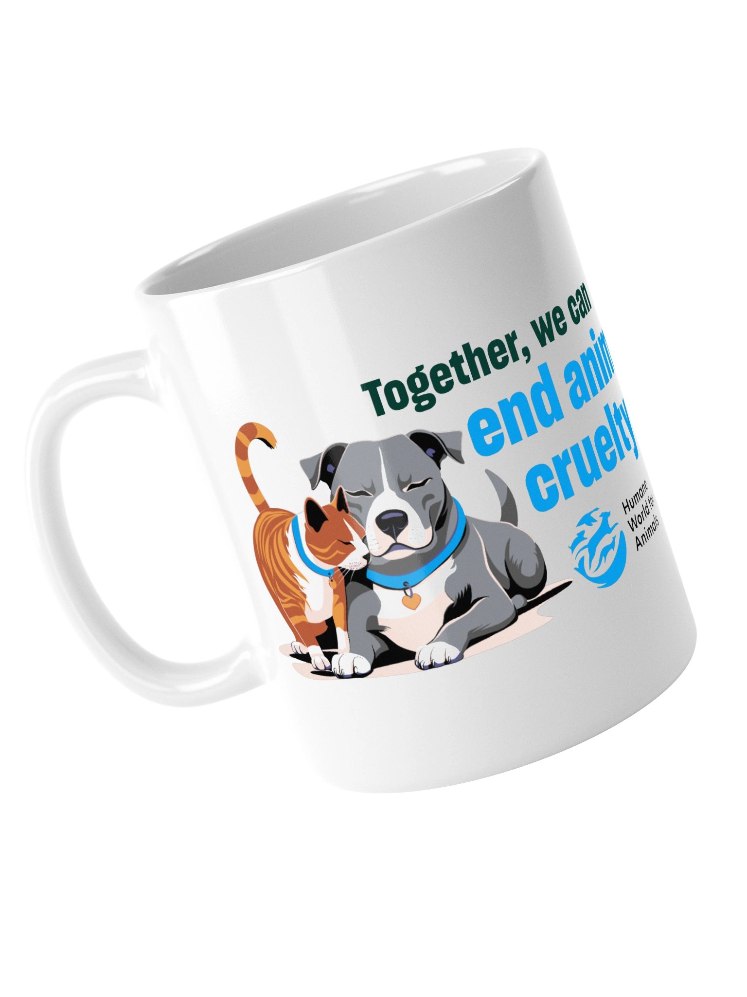 Together, we can end animal cruelty - Mug product image (5)