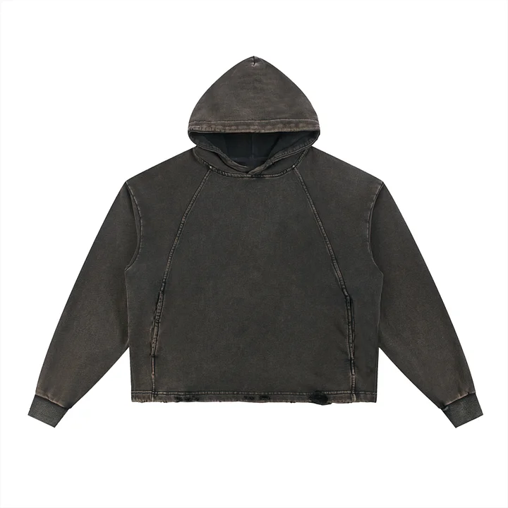 Logan Star - Vintage Washed Frayed-Hem Hoodie product image (2)