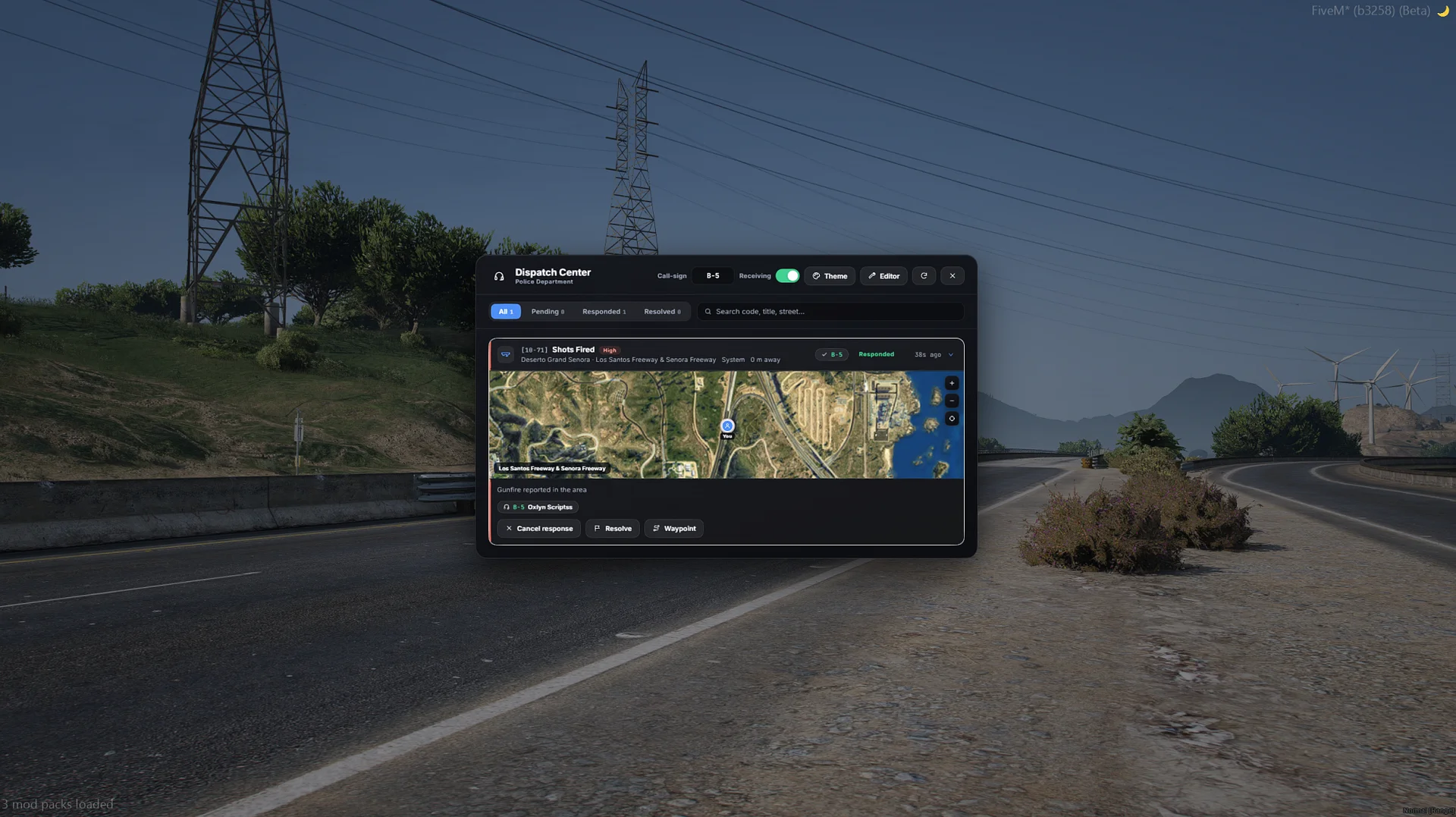 FiveM Script | Dispatch System 🚨 In-Game Editor, Live Call Map & Emergency Line (ESX/QB/QBox) product image (2)