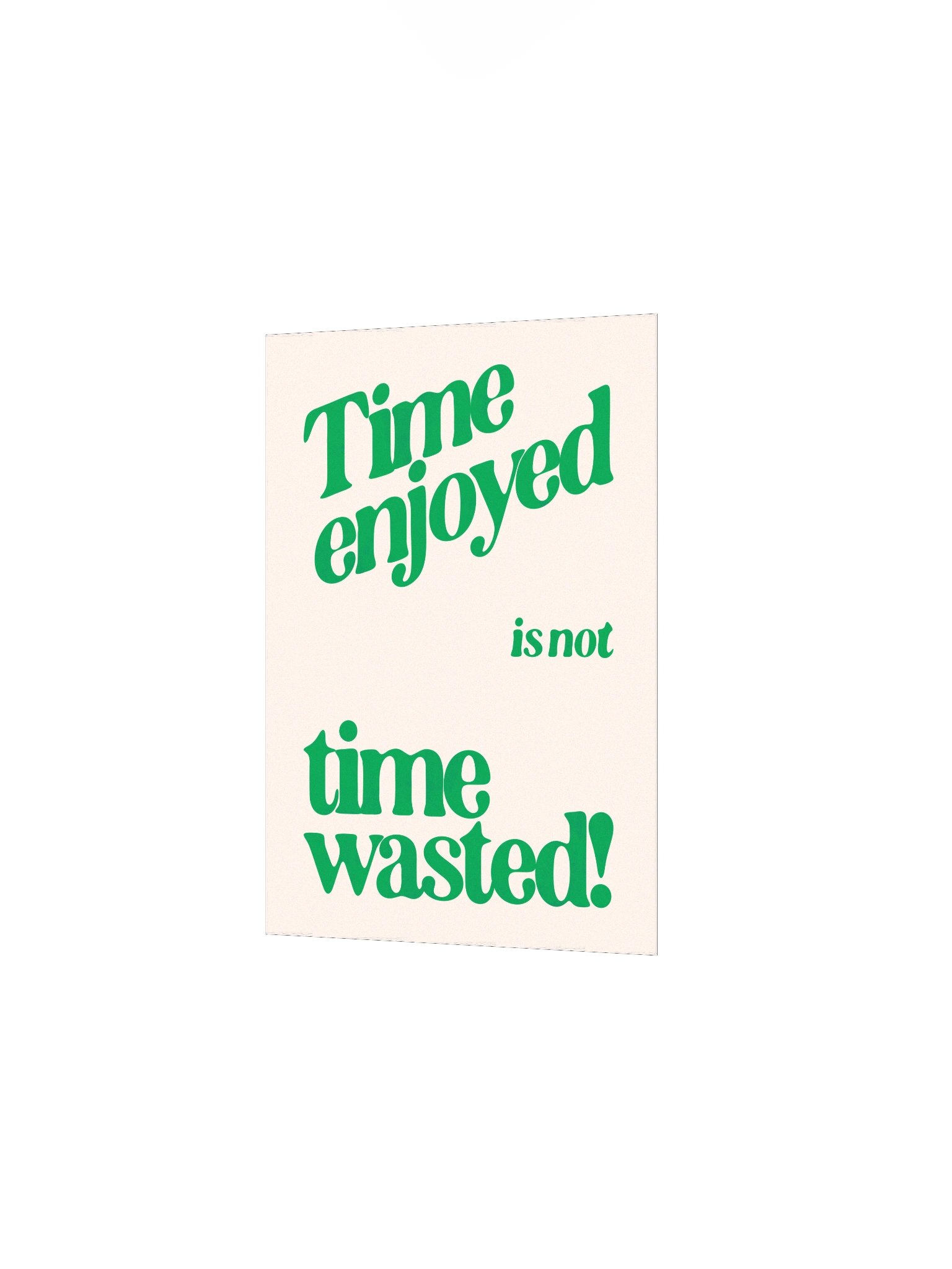 Time Enjoyed (Green & White) product image (3)