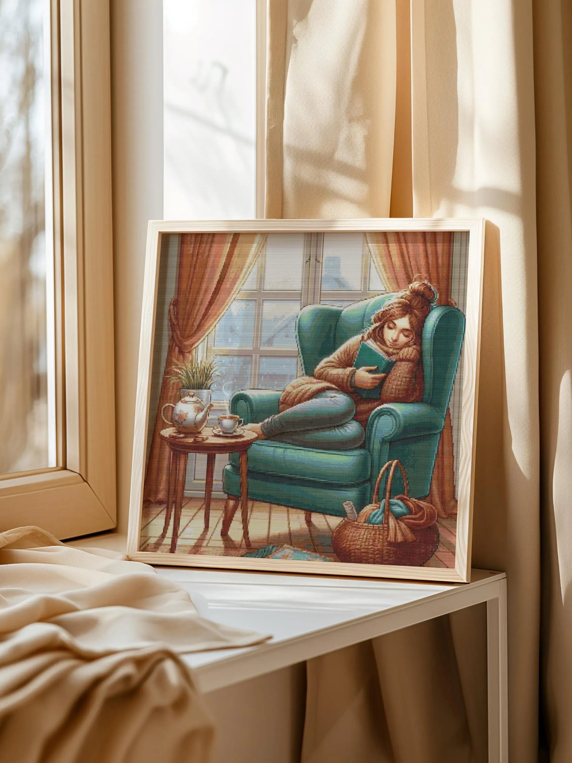 Drowsy Chapters Cross Stitch Pattern product image (5)