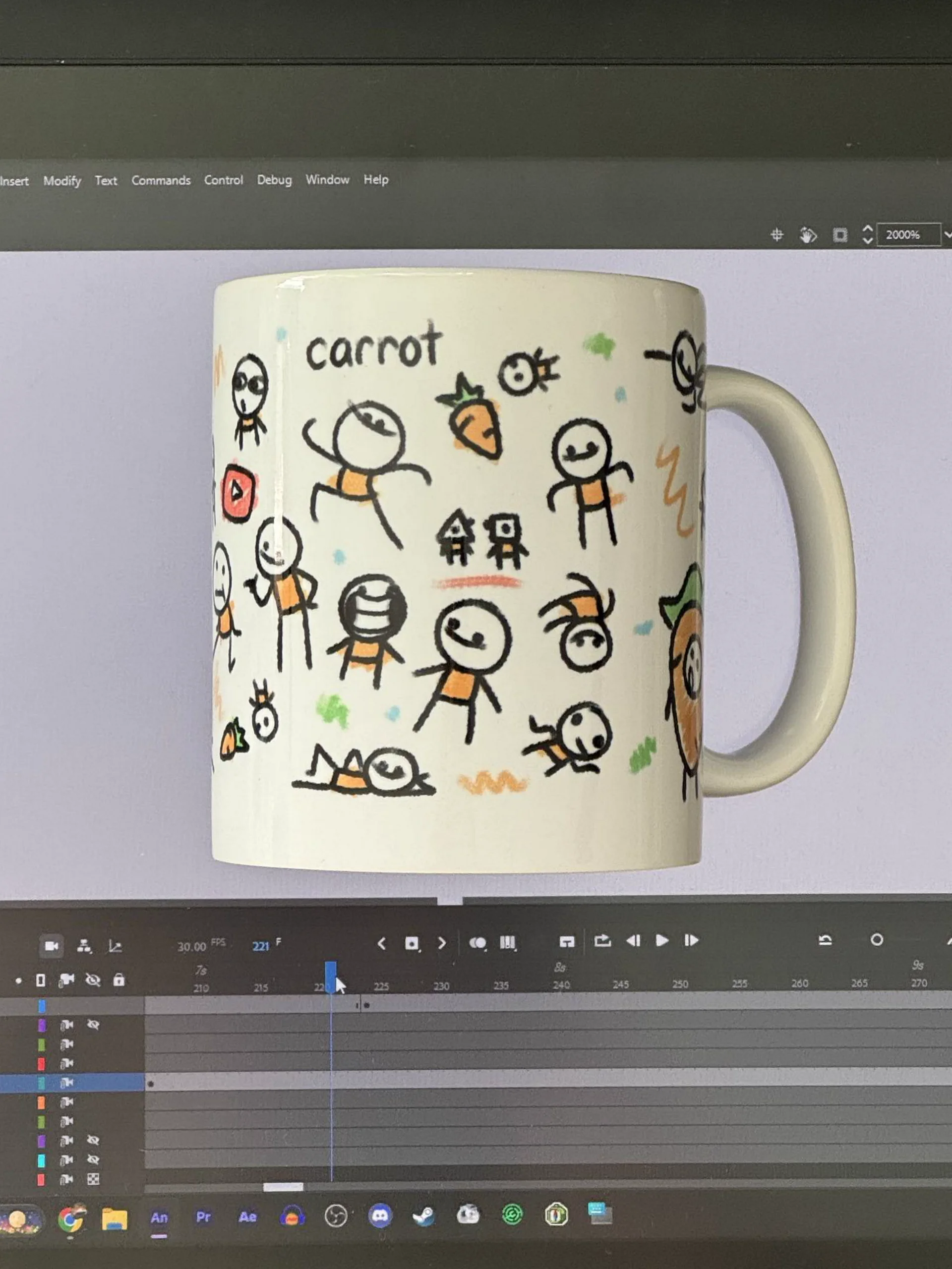 doodle mug product image (3)
