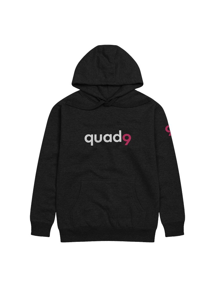 Quad9 White Logo Hoodie product image (9)