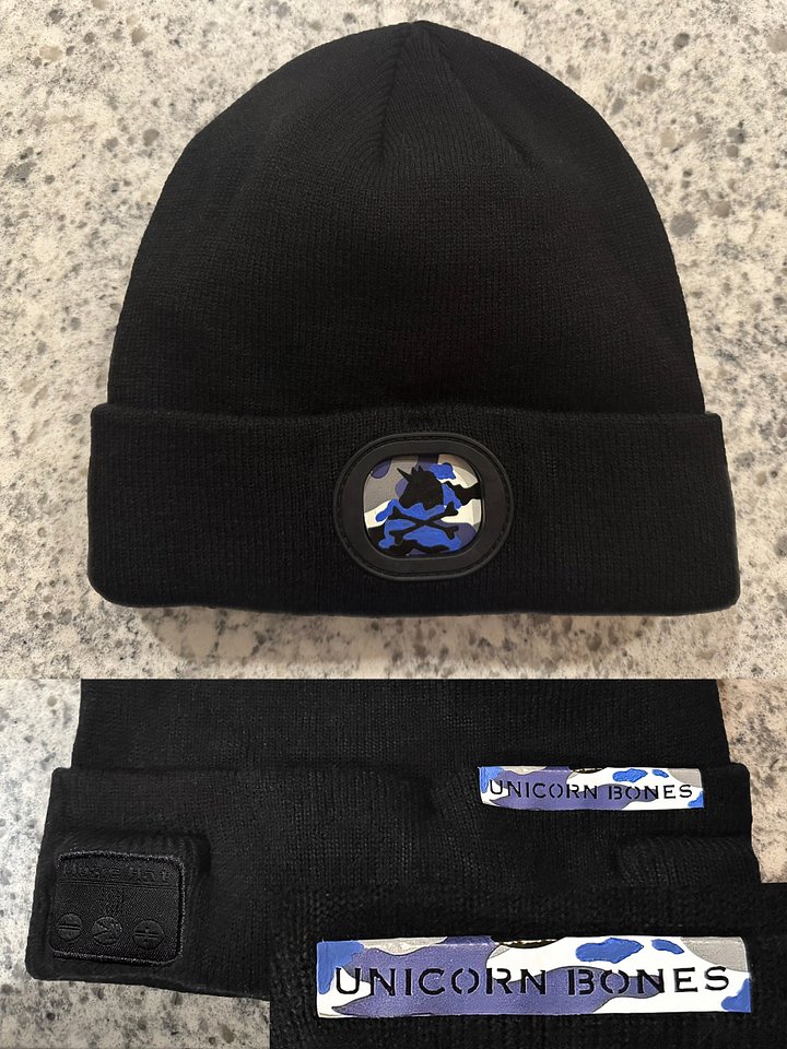 Camo, LED Headlight Toque w/ Bluetooth Headset product image (1)
