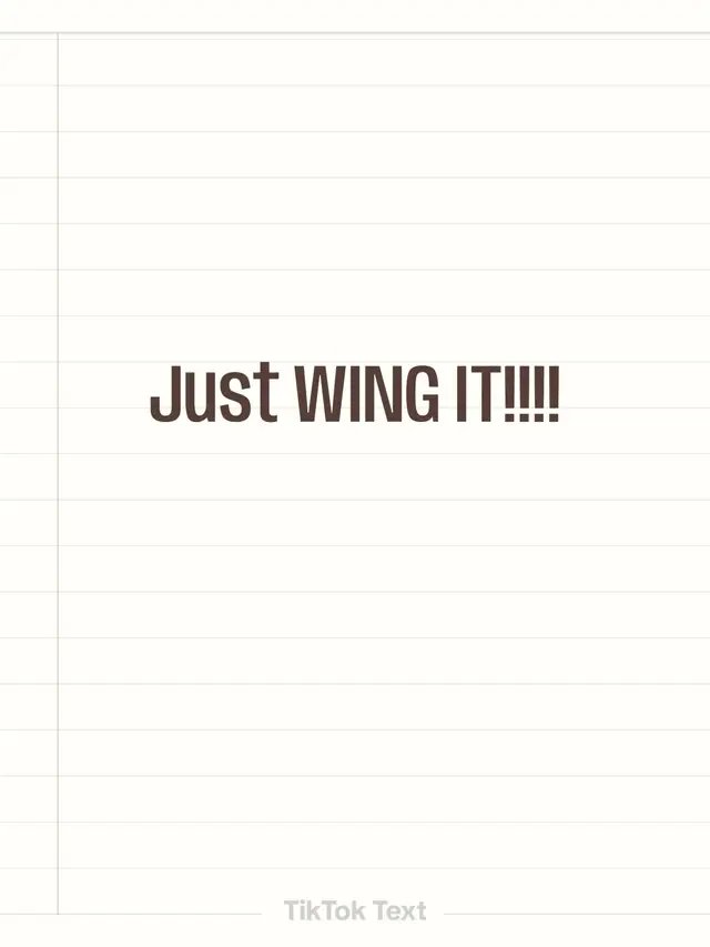 Just WING IT!!!! #power #fyp #strength #wingit #boss 