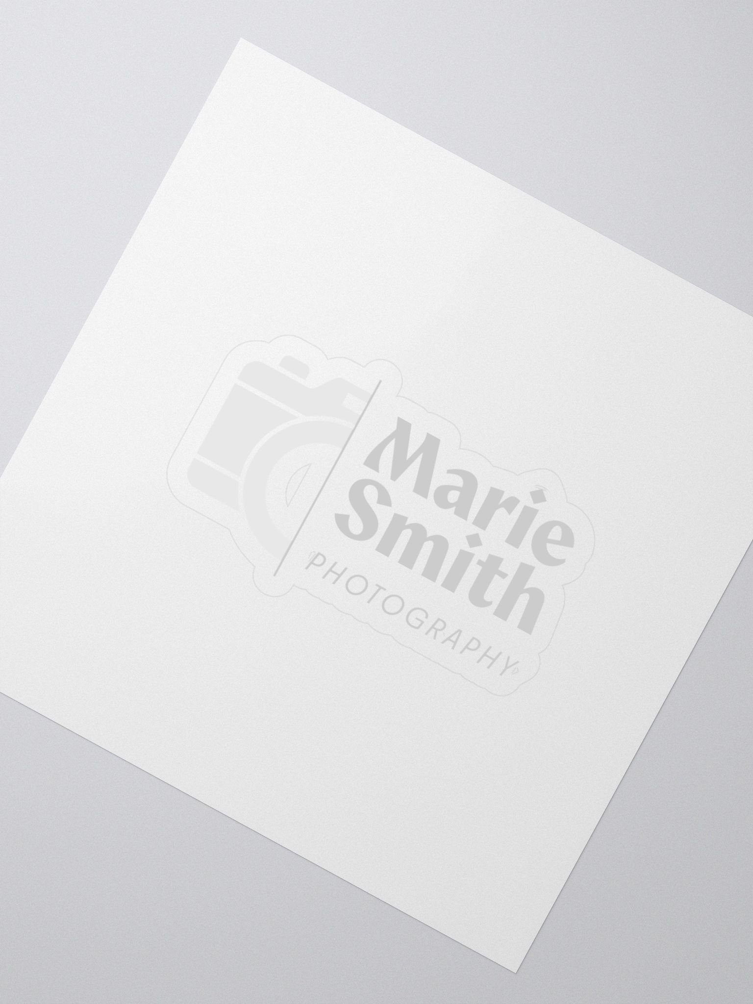 Marie Smith Photography Logo Kiss Cut Stickers product image (2)