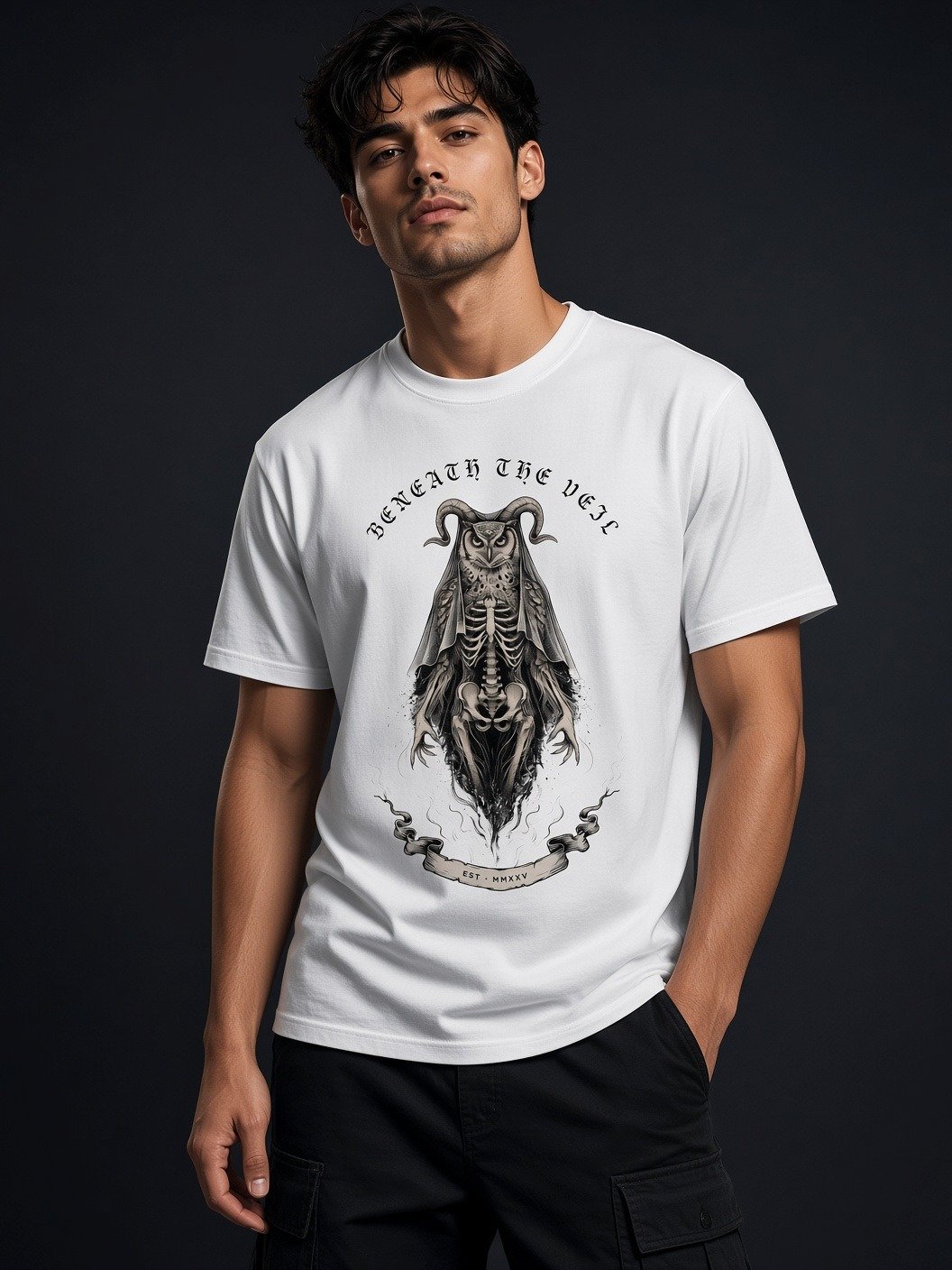 Beneath The Veil // Horned Nocturnal Heavyweight Tee product image (26)