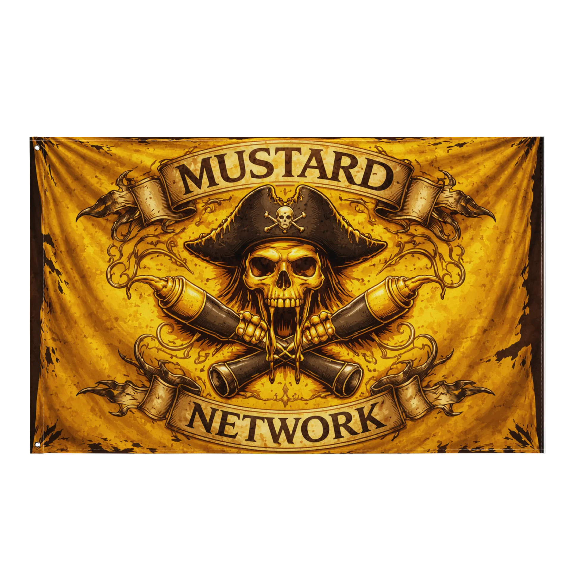 MUSTARD NETWORK Custom Flag product image (1)