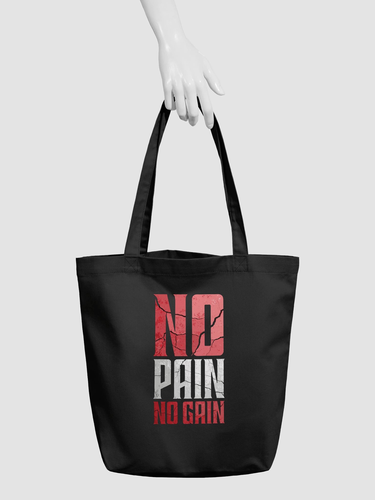 No Pain No Gain Gym Tote Bag – Motivational Workout Bag product image (5)