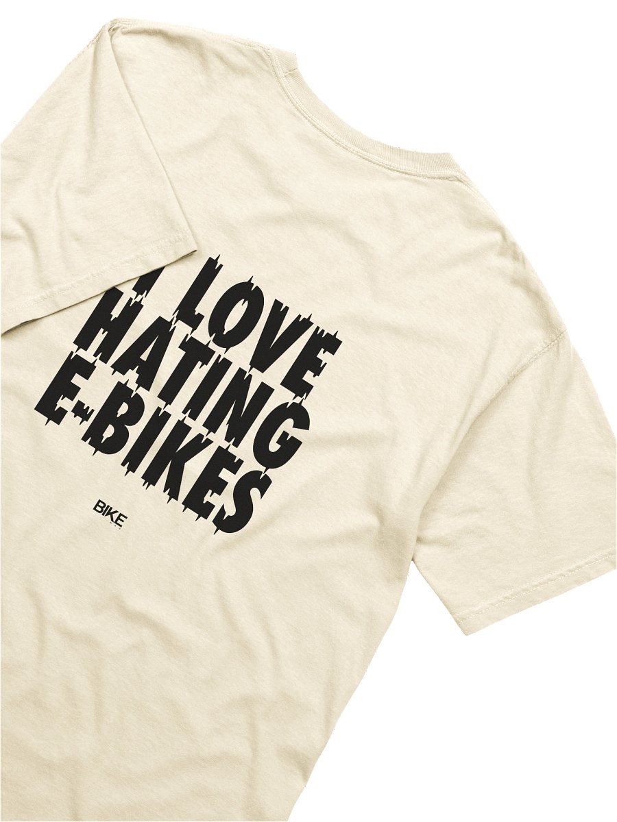 I Love Hating E-Bikes Shirt (Dark Logo) product image (6)
