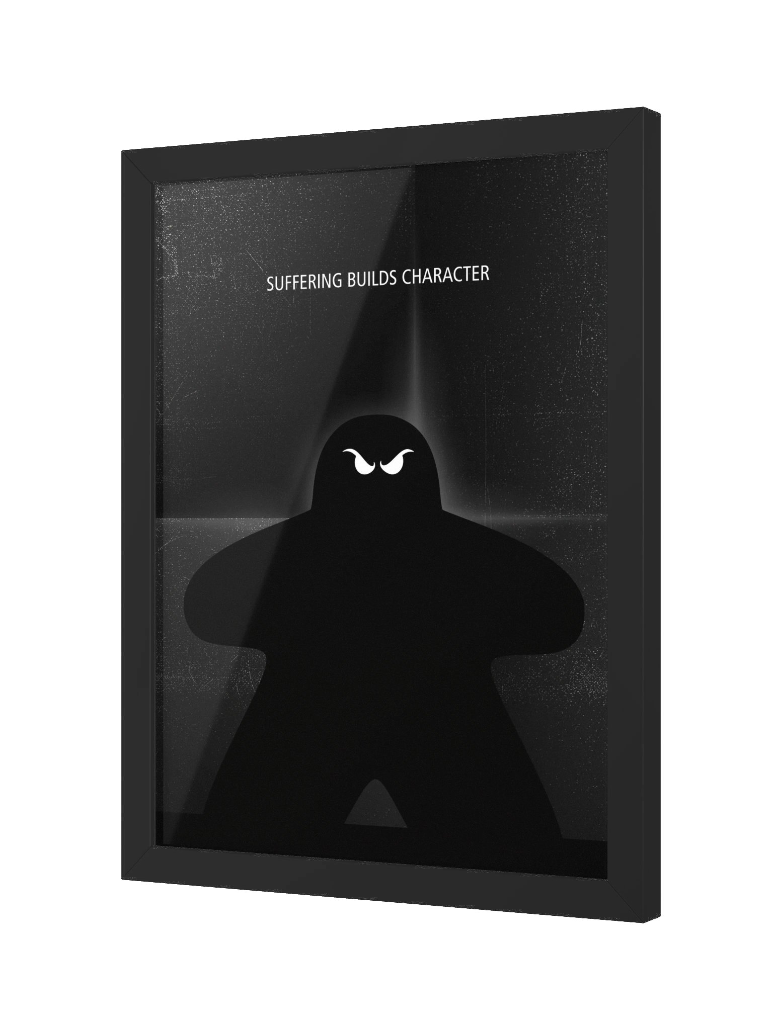 Suffering Builds Character Board Game Room Poster - FRAMED product image (2)