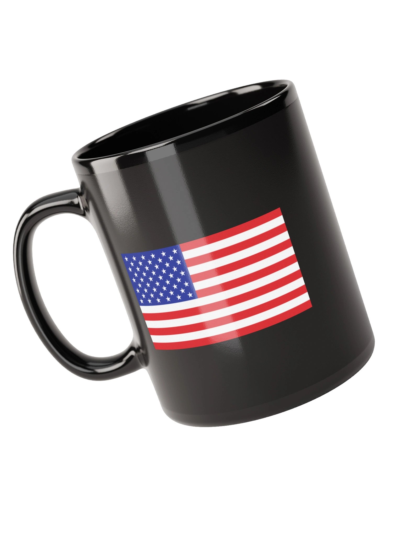 American Flag Black Mug product image (3)