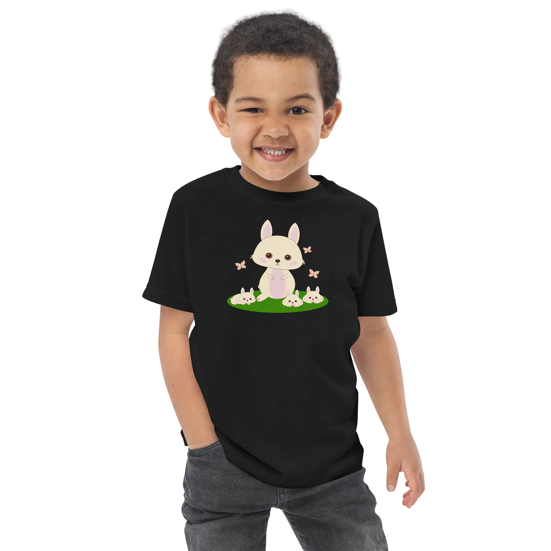 Woodland Families Bunny Toddler Jersey T-Shirt product image (8)