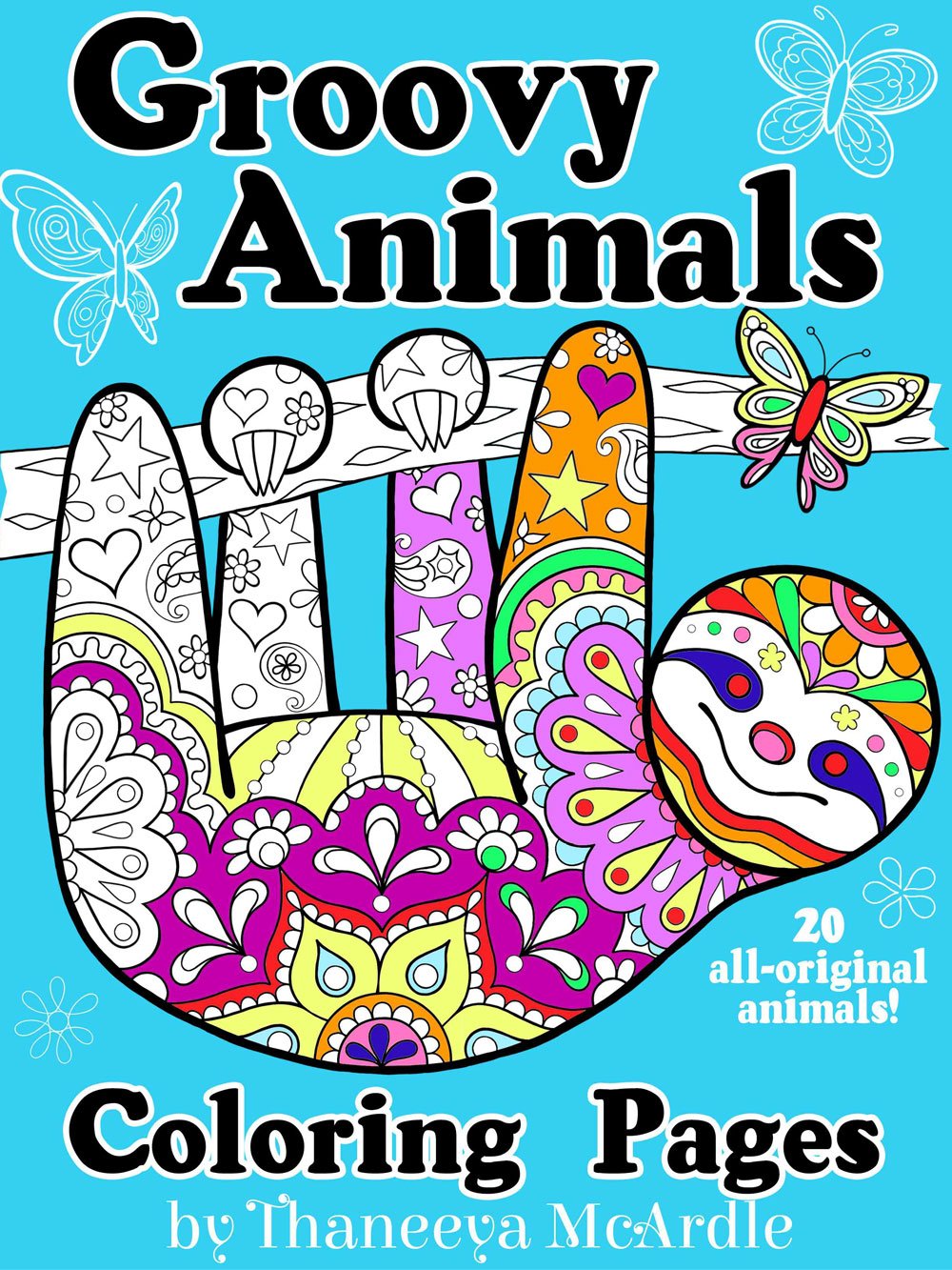 Groovy Animals Coloring Pages product image (1)